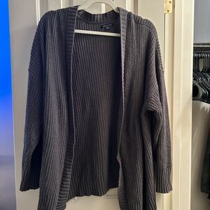 American Eagle Outfitters Green Knit Cardigan